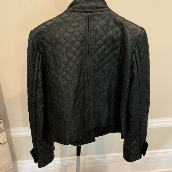 Black Leather Jacket by Peter Nygard - Picture 4 of 6